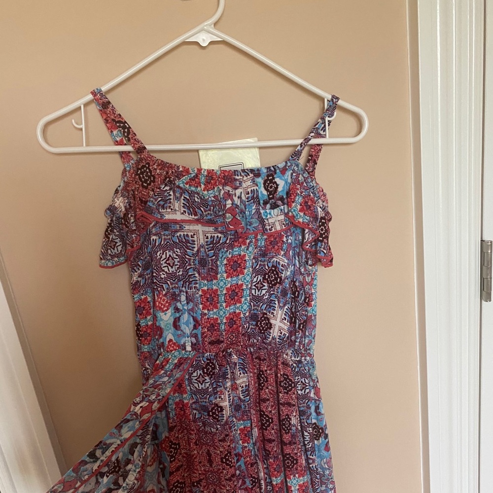 this romper with shorts and high low